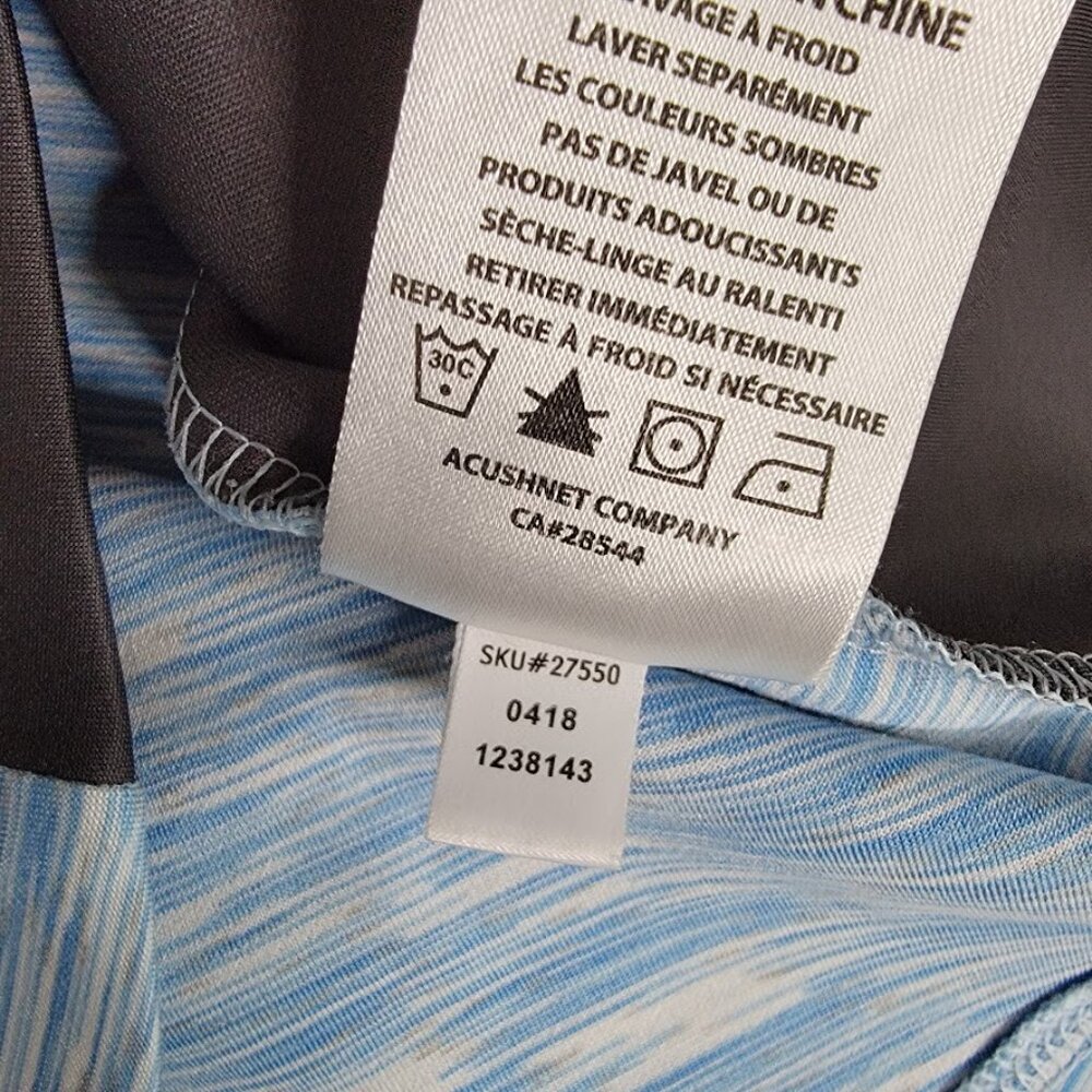 Footjoy FJ Womens Blue Performance Full Zip Golf Jacket Size Small Active Sporty - Picture 12 of 13